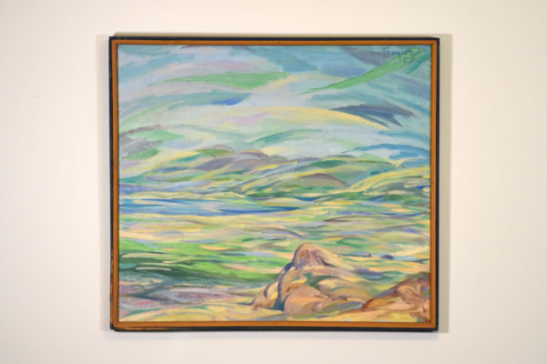 Big Bear Lake painting 1957 Morton Traylor