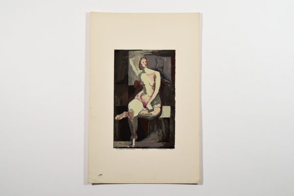 Morton Traylor nude serigraph